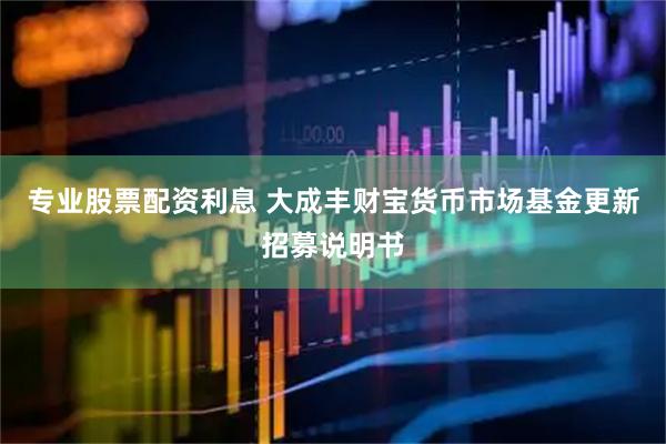 专业股票配资利息 大成丰财宝货币市场基金更新招募说明书